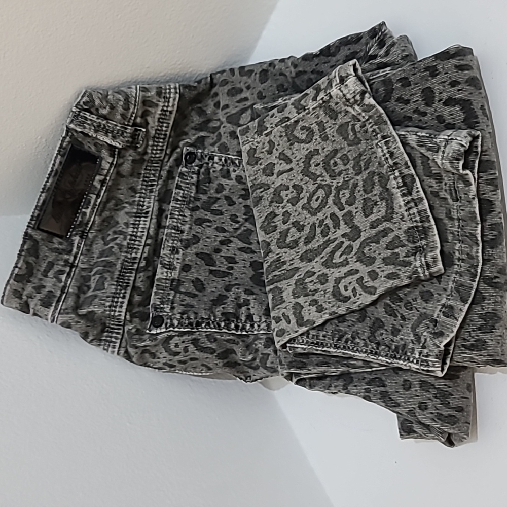 BABY PHAT Vintage Leopard Jeans, Size 14